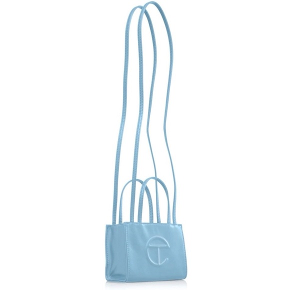 NWT Telfar Small Pool Blue Shopping Bag - Picture 13 of 15